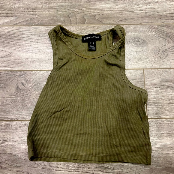 Urban planet green tank top crop - Picture 1 of 1